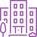 building purple icon