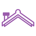 Side of roof icon